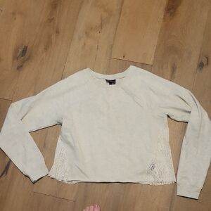 Shyanne Country Western Long Sleeved Gray Top Size Medium